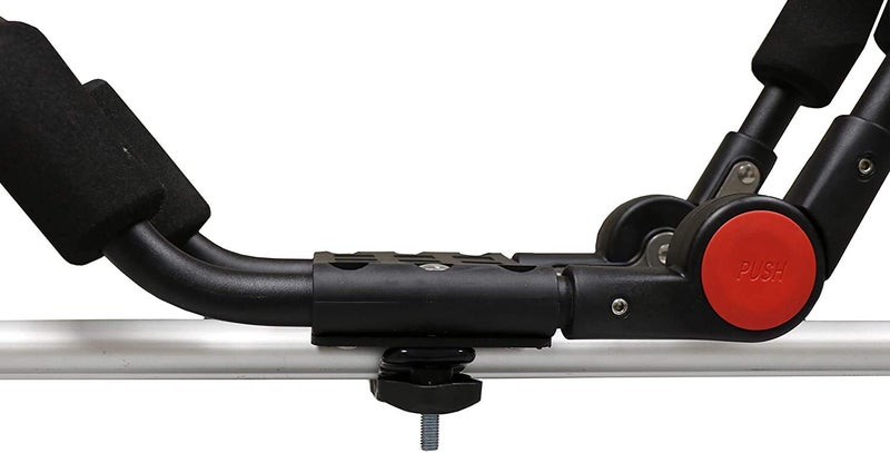 BRIGHTLINES Folding Kayak Roof Rack, a Set of Two Foldable Kayak Roof Rack Carrier for Kayaks, Canoe, SUP, Mounted on Car SUV Roof Crossbars - Image 2